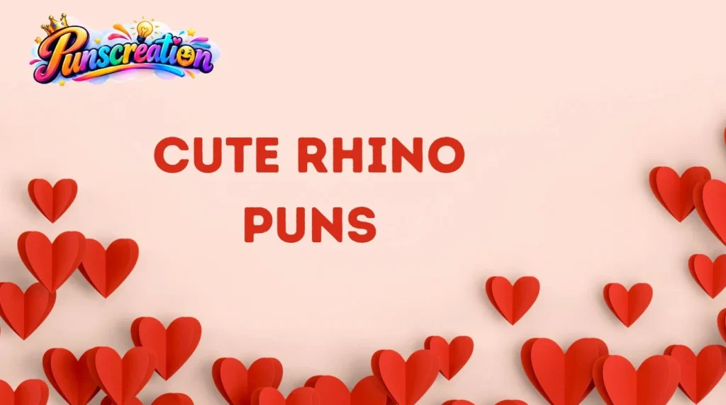 Cute Rhino Puns