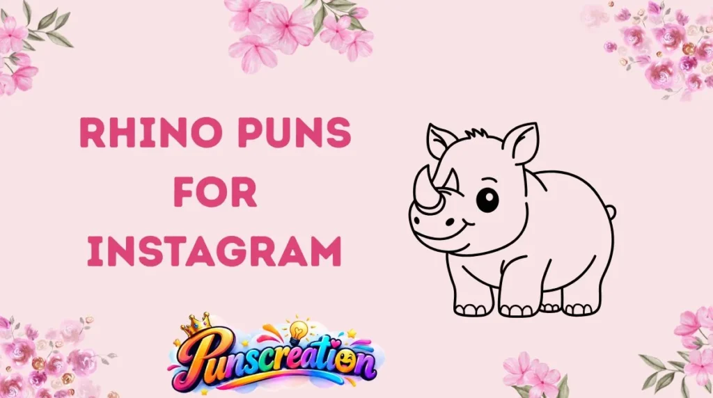 Rhino Puns for Instagram