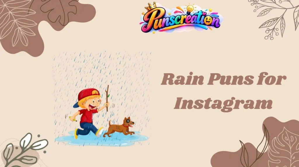 Rain Puns for Instagram