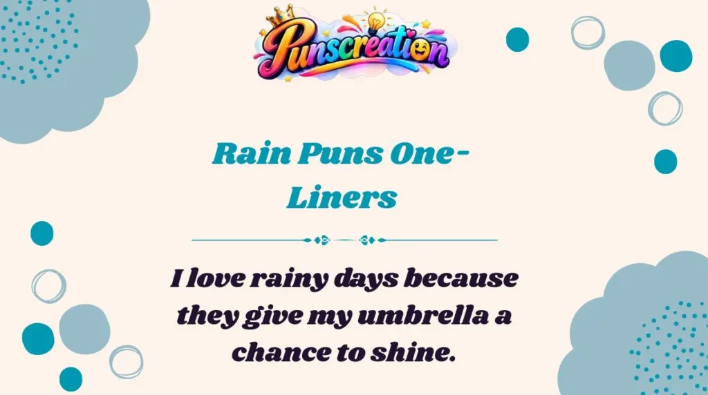 Rain Puns One-Liners