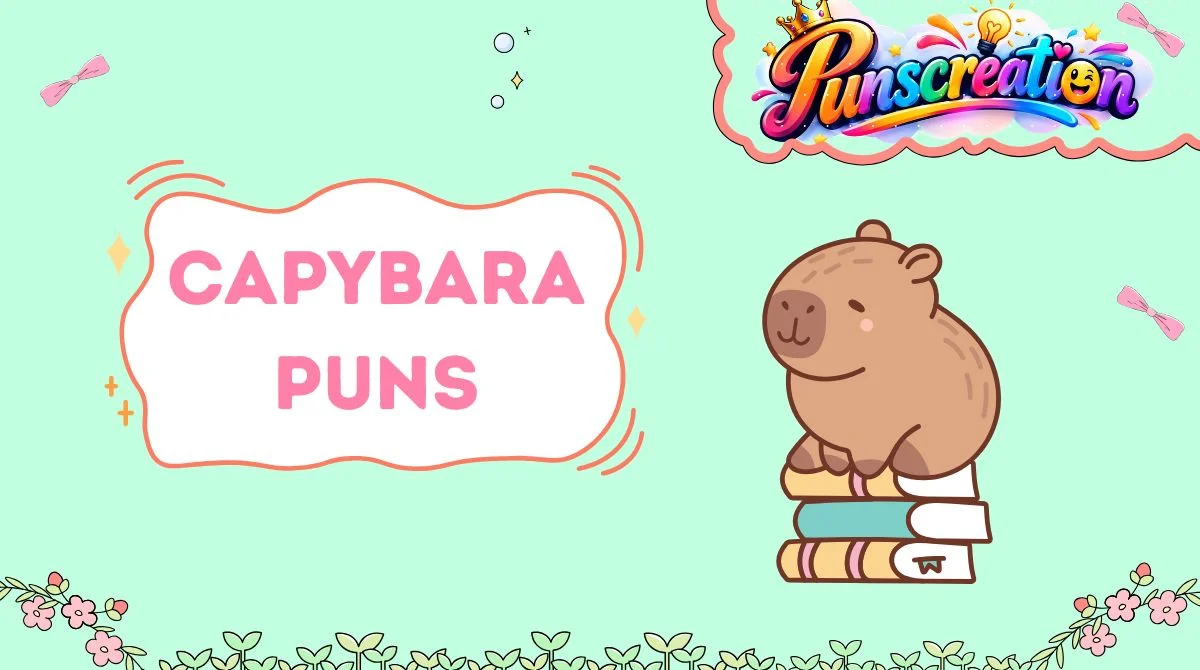 Capybara Puns